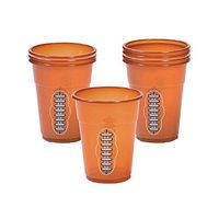 Fun Express - Football Disposable Cups (50pc) - Party Supplies - Drinkware - Disposable Cups - 50 Pieces