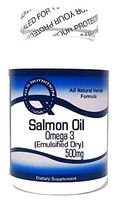 Salmon Oil Omega 3 (Emulsified Dry) 500mg 200 Capsules ^GLS