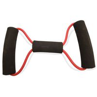 Cando 10-5572 Red Bow-Tie Tubing, Light Resistance, 14" Length