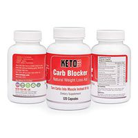 KETO Yes Carb Blocker - 120 Caps Blocks the absorption of Carbohydrates and redirects them into muscles. Promotes healthy weight loss. Clinically tested. More effective than White Kidney Bean Extract.