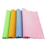 SUPVOX 10Pcs Glasses Cleaning Cloth Microfiber Cleaning Cloths for Eyeglasses Camera Lens Cell Phones (Assorted Color)