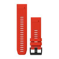 Garmin QuickFit 26 Watch Band Flame Red Silicone, One Size