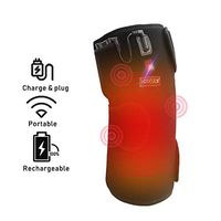 HOOCUCO Heated Knee Brace Wrap Support, Wireless Portable Rechargeable Infrared Knee Heating Pad for Knee Injury, Cramps Arthritis Recovery, Torn Meniscus, Muscles Pain Relief, for Men Women