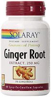 Ginger Root Extract 250mg Solaray 60 Caps