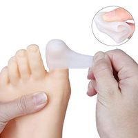 Silicone Gel Toe Separator Feet Care Tool Thumb Valg (Size : 6)