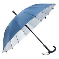 Crutches Umbrella Smart Umbrella Sunny Rain Dual Use Sunscreen Elderly Armrest Anti-Slip Reinforcement Adult Crutch Multifunction Portable Crutches Umbrella,Blue