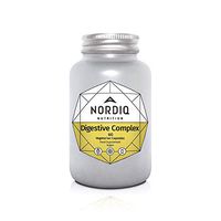 NORDIQ Digestive Complex Vitamin Capsules, All Natural Vegan and Organic 60 CT
