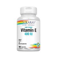 Solaray Dry E 400 LU Capsules, 100 Count