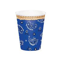 Blue Bandana 9oz Hot/Cold Cups (8 ct)