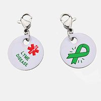 Lyme Disease Snap-On Bracelet Charm-Parent (Stainless Steel),98