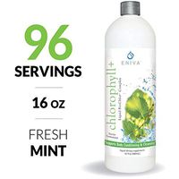 Eniva Liquid Chlorophyll SuperGreens Plus | Immunity Energy Gut Detox Deodorize | Prebiotic L-Glutamine Apple Lemon | Mint Flavor| Gluten Alcohol Paraben Free | 96 Servings | USA Manufactured