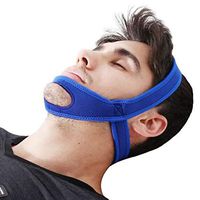Anti-Chuck Chin Strap, Stop Playing nor Chin Strap, Effectively Play S to Improve Sleep Naturally, Men and Women can Adjust Chin Support Strap (Blue)
