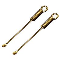 2 Pcs Brass Ear Pick Portable Ear Wax Removal Tool Earpicks