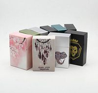 3pcs ABS Auto-Open Printed Picture Smoke Cigarette Hard Case Box Module