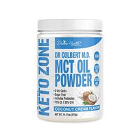 Keto Zone MCT Oil Powder | Coconut Cream Flavor | 30 Day Supply | 75/C8 25/C10 | 0 Net Carbs | All Natural Keto Approved For Ketosis |