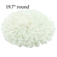 Handcraft Soft Chiffon Round Flower Blanket Newborn Photography Props Girl