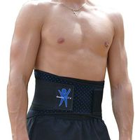 ComfyMed Advanced Back Brace CM-AB18 (LGE 38" to 50") for Lower Back Pain Relief - Support Belt for Men and Women - Treatment of Sciatica, Scoliosis, Herniated Disc or Degenerative Disc Disease