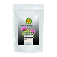 Organic Milk Thistle 80% SILYMARIN Capsules Premium High Potency: USDA Certified Organic 1 Month Supply