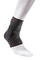 Shock Doctor Ultra Knit Ankle Brace W/Figure 6 Strap & Stays Black, Medium