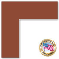 16x24 Terra-cotta / Cognac Custom Mat for Picture Frame with 12x20 opening size (Mat Only, Frame NOT Included)