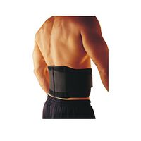 HealthAndYoga(TM) Magnetic Lumbar Support Back Belt - 4-Way Power of Magnets, Neoprene Back Warmth, Double Pull Mechanism and Rib Support - Attractive, (L: 80-100 Centimeters (32 inch-39 inch))