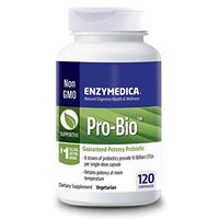 Enzymedica, Pro-Bio, Shelf-Stable Probiotic Supplement to Support Healthy Digestion, 10 Billion CFU, Vegetarian, 120 Capsules (120 Servings)