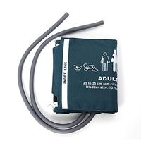 Huapa Neonatal/Infant/Child/Adult/Oversized Adult/Adult Thigh Blood Pressure Cuff Double Tube for Patient Monitor Double-Tube Cuff(Adult)