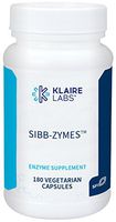 Klaire Labs Sibb-Zymes Brush Border Digestive Enzymes for Digestion - Peptidase/Protease Enzymes Complex - Supports Optimal Carb & Protein Digestion - Non-GMO and Gluten Free (180 Capsules)