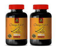 Inflammation Pills Natural - Omega 3 6 9 Complex 3600 MG - Omega 3 6 9 Vitamins - 2 Bottles 240 Softgels