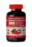 antioxidant Immune Booster - Goji Berry - Natural ANTIOXIDANT Complex - Pomegranate Extract Supplement - 1 Bottle 60 Capsules
