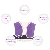 Jmung Heating Pad Neck Shoulder Pain Relief Far Infrared Hot Pack Shawl with 2 Heat Settings Over-Heating Protection