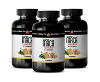 Mood probiotics for Men - MACA Extract 4:1 Premium 1600MG - Natural maca Root Pills - 3 Bottles 180 Capsules