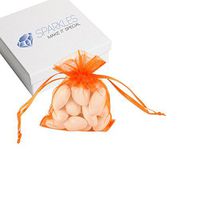Sparkles Make It Special 100-pcs 3 x 4 Inch Organza Favor Bags Wedding Party Gift Pouches Orange