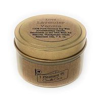 1 Pleasant Pl. Candle Co. Aromatherapy Candle Handmade in The USA with All Natural, Therapeutic Grade Essential Oils, 16 fl oz (Lavender Vanilla - Love, Travel Tin)