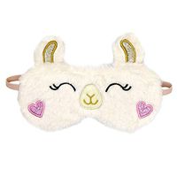 ZTL Cute Animal Eye Mask Soft Plush Sleep Masks for Women Girls Home Sleeping Traveling (Sheep)