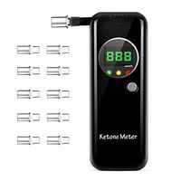 Ketone Breath Testing Meter for Ketosis Testing for Family Use with 10 Replaceable Mouthpieces