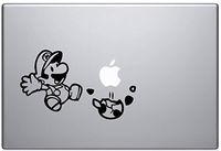 Mario Brothers Egg Hatch Decal Sticker for MacBook, Air, Pro All Models.