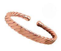 PROEXL Copper Bracelet for Arthritis 99.9% Pure Copper Magnetic Bracelet for Men and Women and Anemia Deficiency One Size