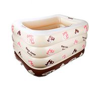 ZMM® Inflatable Bathtub,   Baby Swimming Pool Family Child Inflatable Bathtub Baby Bathtub Swimming Pool Insulation Bathtub Four Rings 120 * 105 * 75cm (Size : 120x105x75cm)