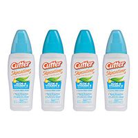 Set of 4 Cutter Skinsations Insect Repellent Aloe Vitamin E Moisturizer Skin Clean Fresh Scent Repel Mosquitoes Sprayer 6 Oz