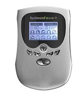 10 Modes Best Muscle Simulator tens EMS nmes Unit Machines Electric Electronic Pulse Massagers for Back Neck Shoulder Knee Legs Body Pain tmj Replacement Pads PM10AB(White) HealthmateForever