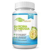 Easily Natural Garcinia Cambogia + with 70% HCA, Natural Weight Loss and Appetite Suppressant. Infused with Calcium & Potassium to Maximize Absorption. No Fillers & Binders of Any Kind. Vegetarian Capsules. 1 Bottle