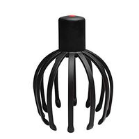 TXqueen Scalp Massager, Vibration Head Massager for Stress Relaxation, Hair Stimulation, Massaging Face, Neck, Back &Legs,Black