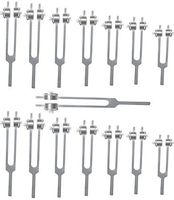 Ira Industry 15 Pc Human Organ Weighted Tuning Fork Set with Activator and Pouch