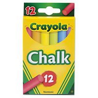 Crayola 12 Nontoxic Colored Chalk 12 pk (Pack of 12)