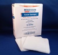 Gauze 4X4 12Ply Sterile 2/Pk 25Pk/Bx