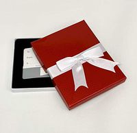 Gift Card Holder - Gift Card Box, Great for Christmas and Valentine's Day Gift Cards (6 Pack, Red Bow)