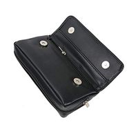 SenseYo Leather Smoking Tobacco Pipe Pouch Case Bag for 2 Pipes Tamper Filter Tool Pipe Pocket Tool