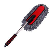 NingNing Feather duster, household microfiber duster brushing tool, velvet retractable wiper mop, multifunctional for car cleaning cleaning Dusting Tools (Size : 70X20X10cm)