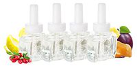 (4 Pack) Cranberry Plum Plug in Refills - Fits Air Wick® Scented Oil Warmers